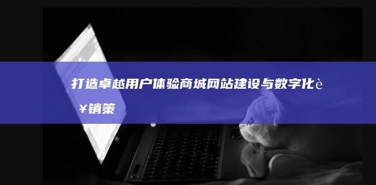 打造卓越用户体验：商城网站建设与数字化营销策略